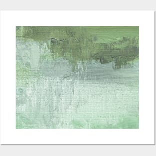 Eucalyptus Green Abstract Art Posters and Art